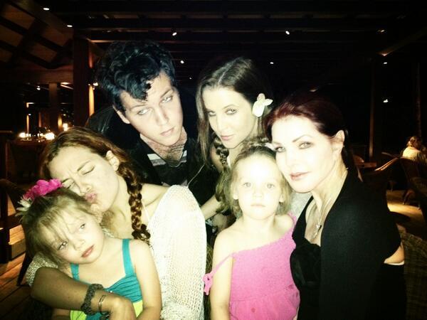 lisa marie presley and family.