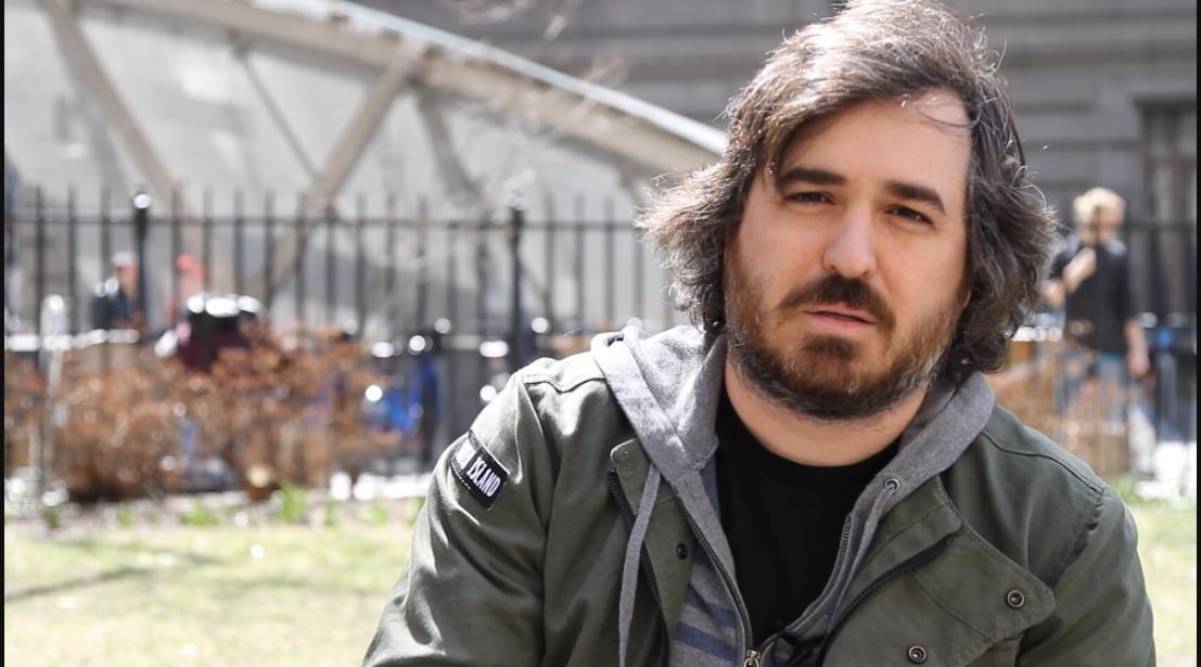 impractical jokers star brian "Q" quinn shaves his head.