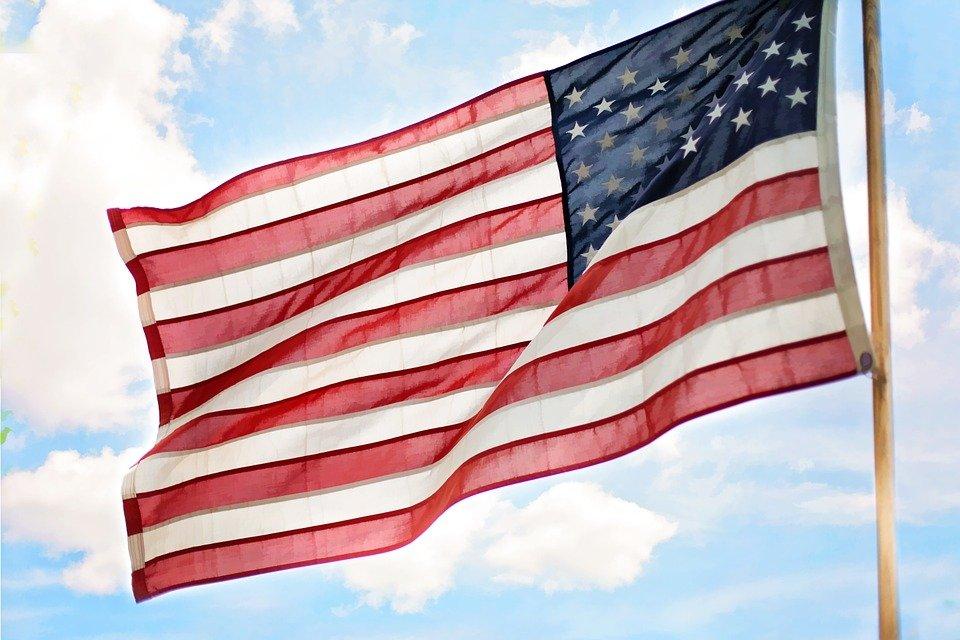4th of july american flag