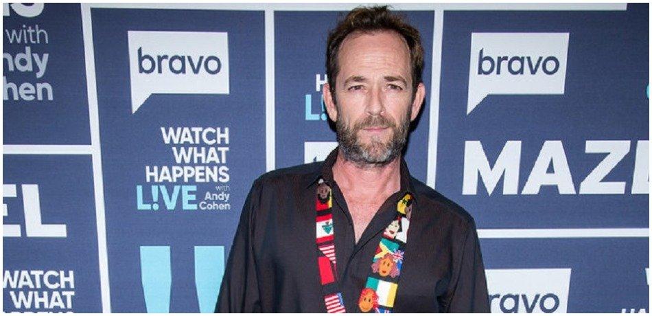 Luke Perry attends filming of Watch What Happens Live!