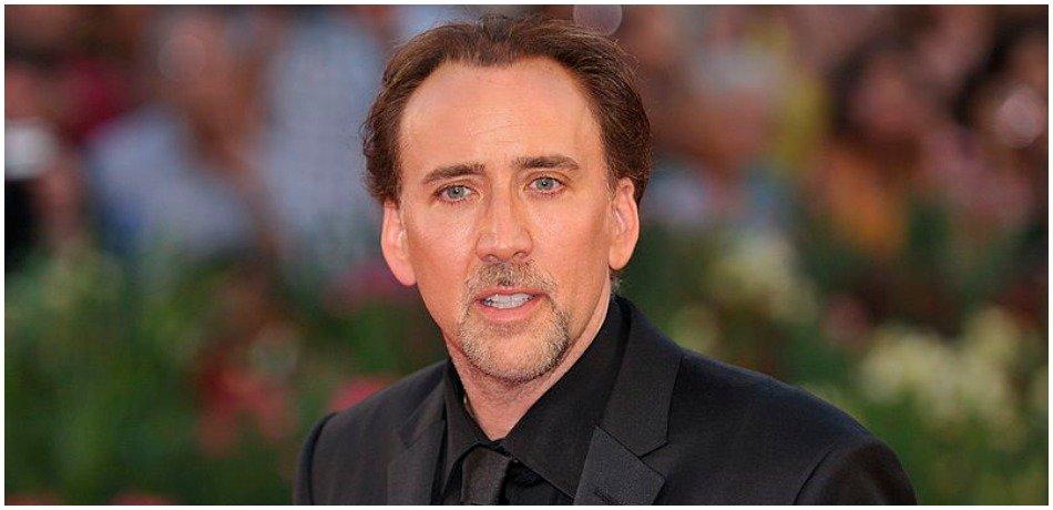 Nicolas Cage in suit
