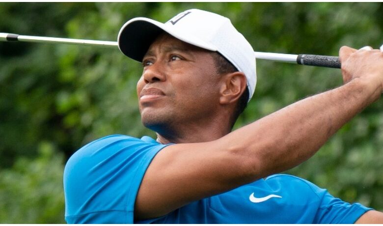 Tiger Woods injured in car accident, jaws of life used.