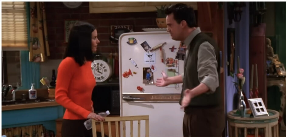 Monica and Chandler from Friends