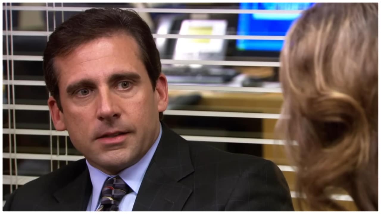 Steve Carell as Michael Scott on The Office