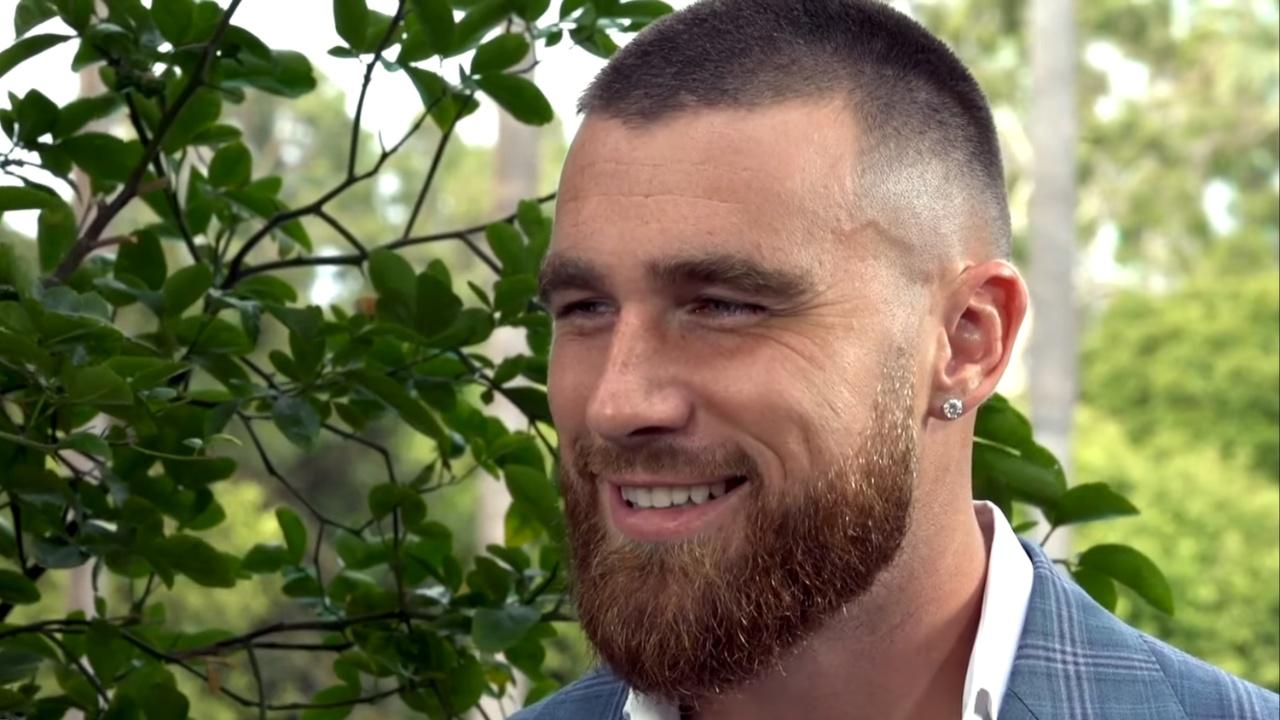 Travis Kelce in a suit.