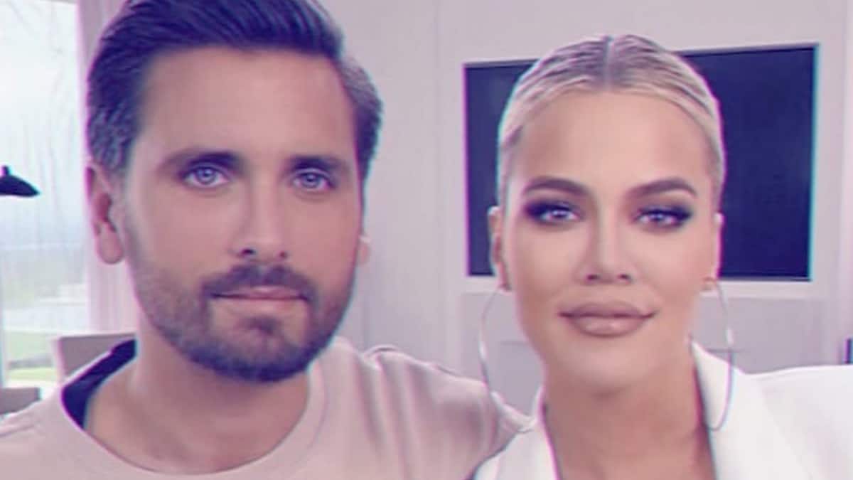 Khloe Kardashian and Scott Disick on Instagram