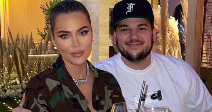 Khloe Kardashian and brother Rob Kardashian