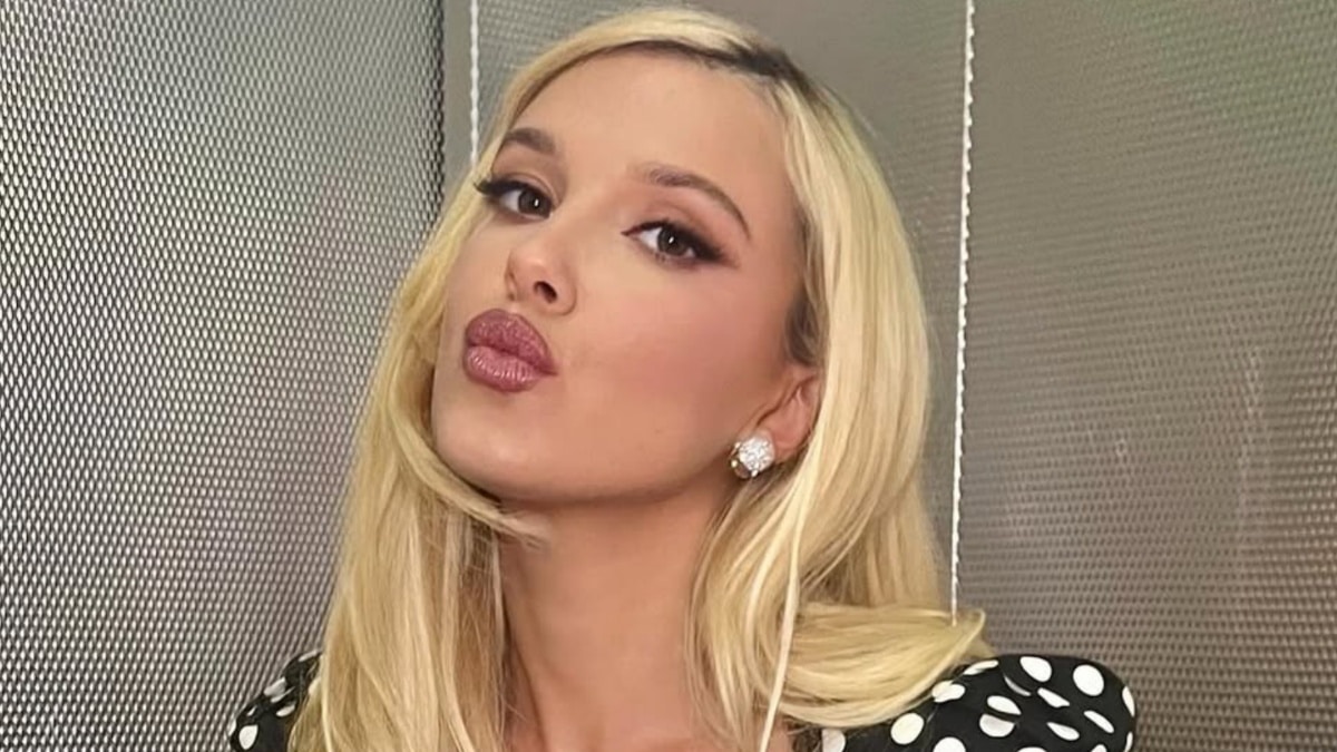 Millie Bobby Brown poses on Instagram