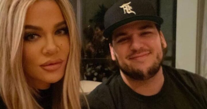 Khloe Kardashian and brother Rob Kardashian