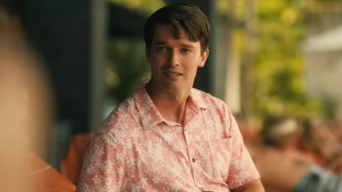 Patrick Schwarzenegger as Saxon on The White Lotus Season 3