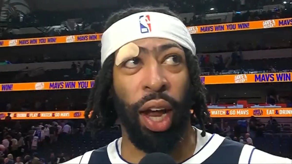 Anthony Davis' postgame interview after game winner