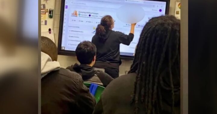 Georgia teacher writes n-word on projector
