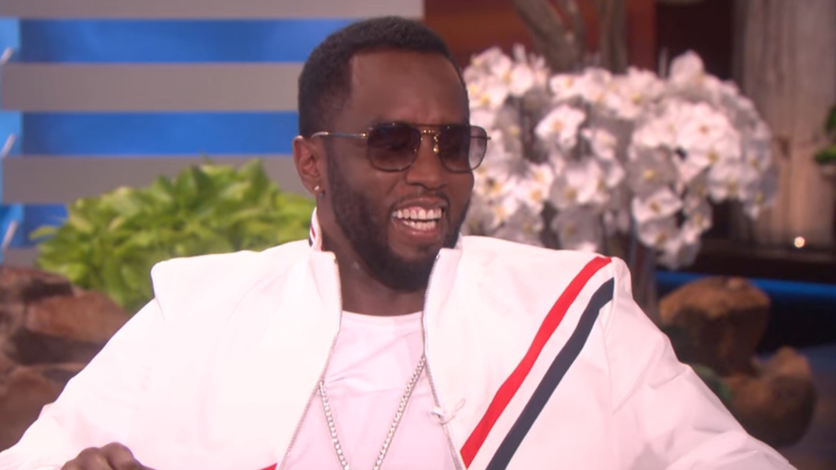 Sean "Diddy" Combs smiles during interview