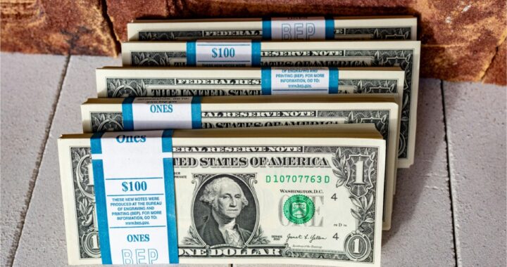 Stacks of money