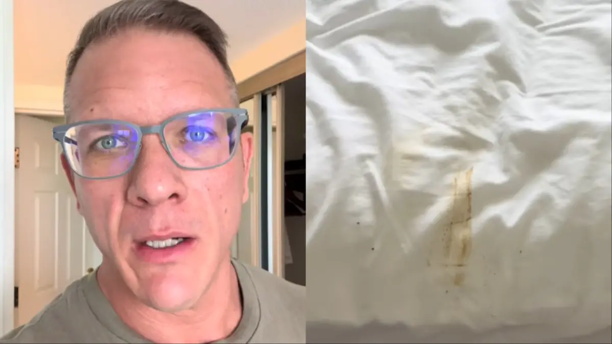 Maryland man lays in poop filled Hotel Bed