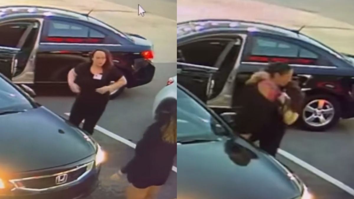 Florida women fight at gas station