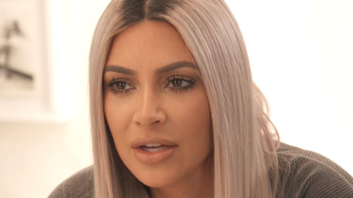 Kim Kardashian angry