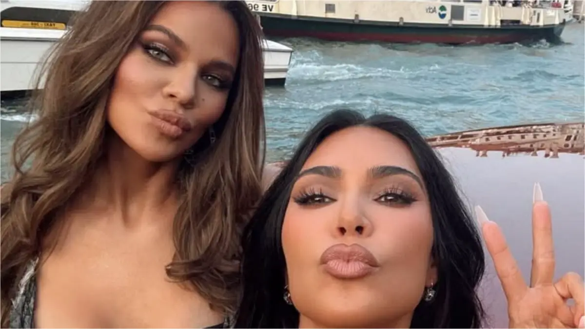 Kim and Khloe Kardashian
