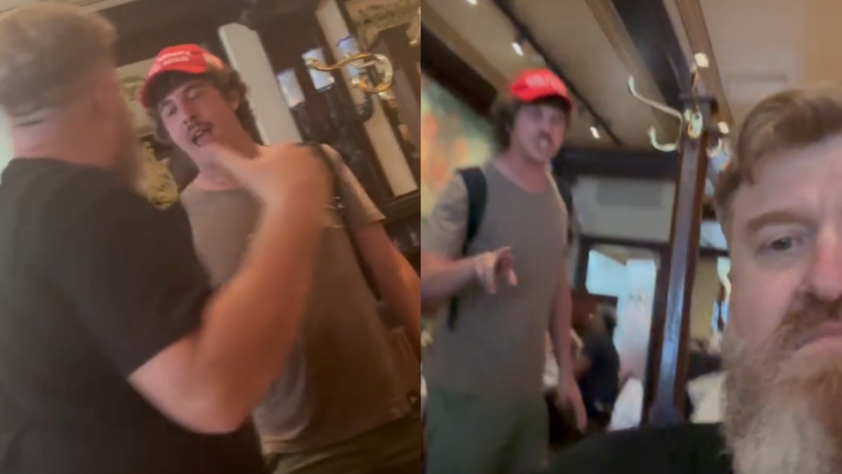 North Carolina man in MAGA confrontation