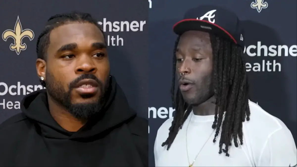 Alvin Kamara and J.T. Gray interviews