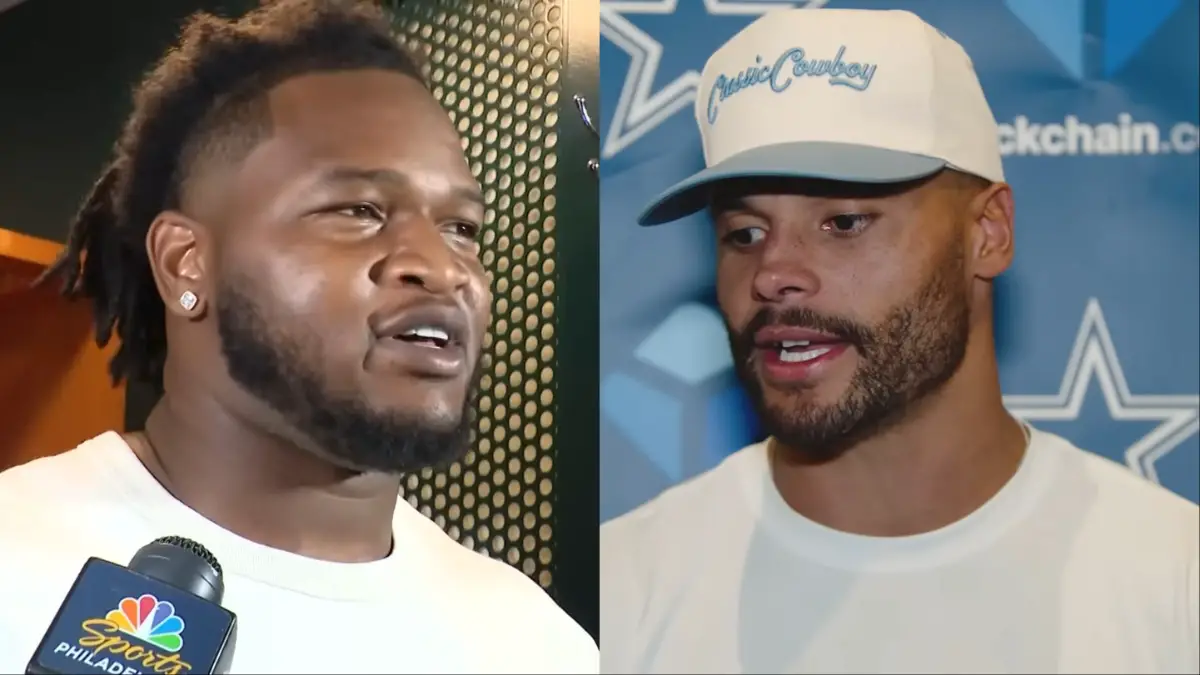 Jalen Carter and Dak Prescott interviews
