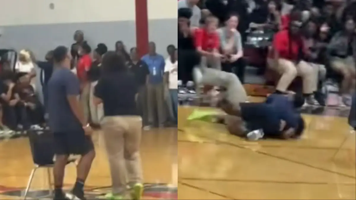 Florida Pep Rally Fight