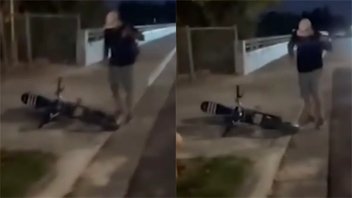 California man pushes kid off bike before punching him