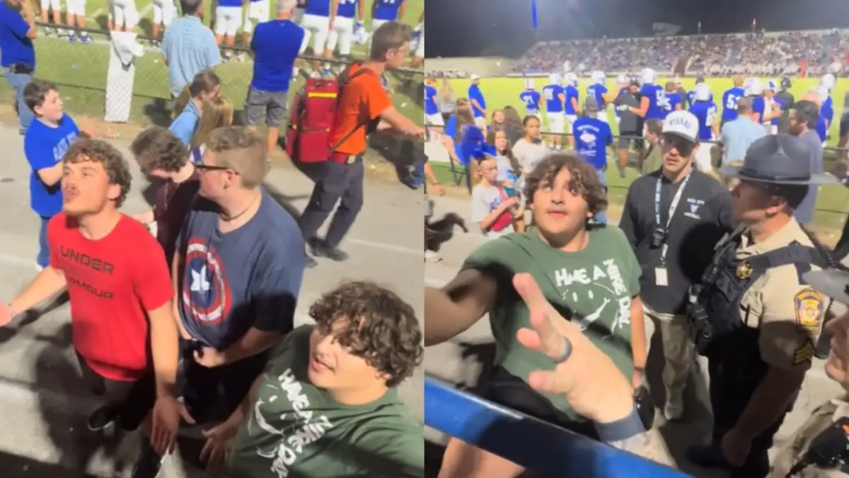 Virginia teens yell at little girl during high school football game