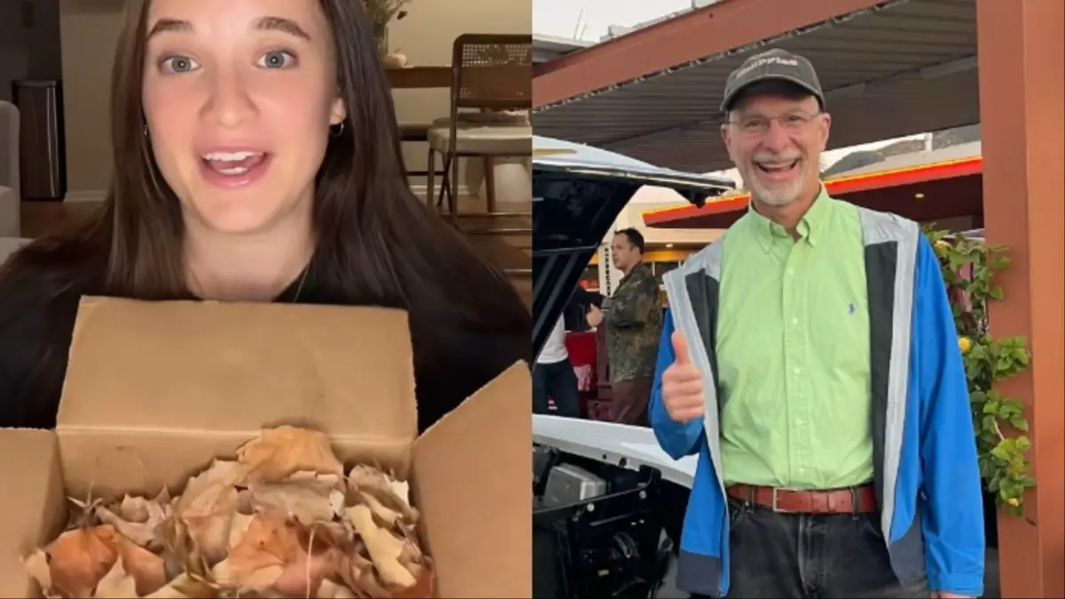 Ohio dad sends his homesick daughter leaves