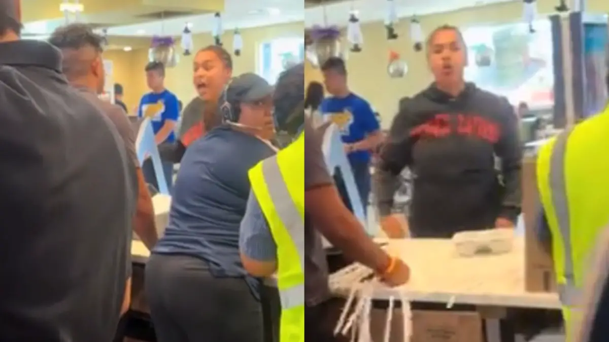 California McDonald's crash out
