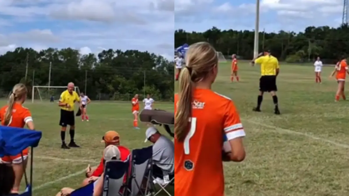 Florida Ref yells at soccer parents