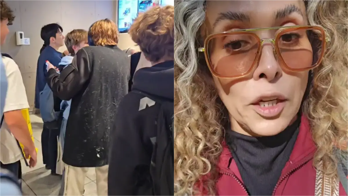 New York McDonald's Karen Gets Thrown Across Lobby