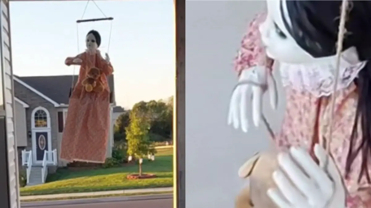 Pennsylvania woman convinced her Amazon Halloween decor is haunted.