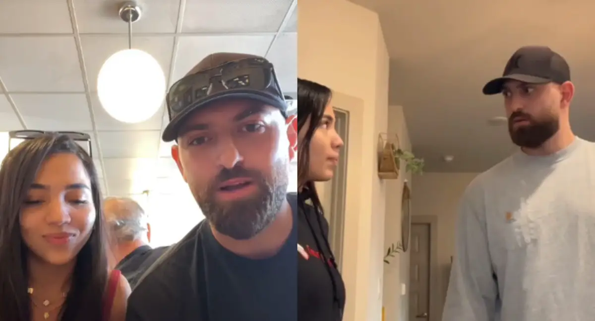 Texas couple raises eyebrows with Louisiana waitress.