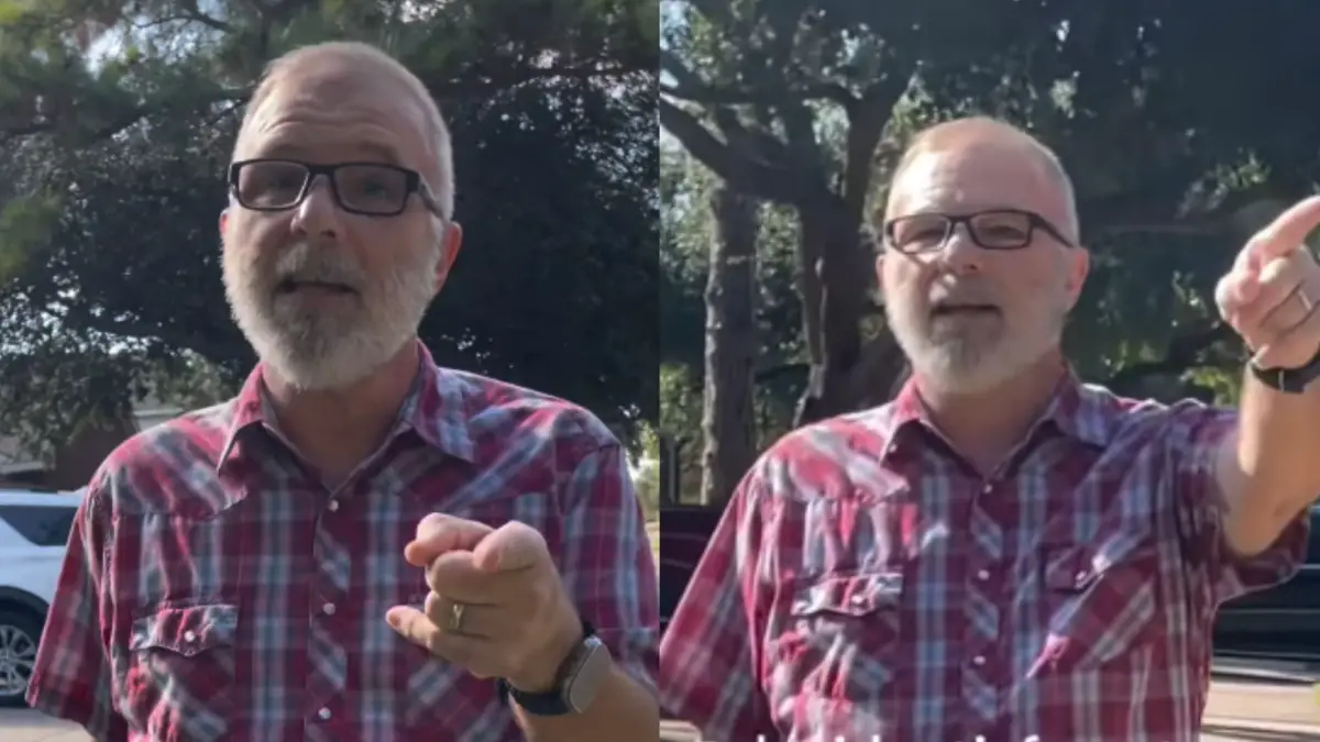 Texas man brandishes weapon while confronting salesman