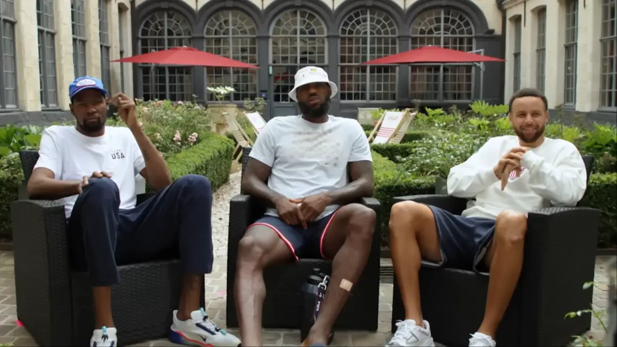LeBron James, Stephen Curry, and Kevin Durant interviews