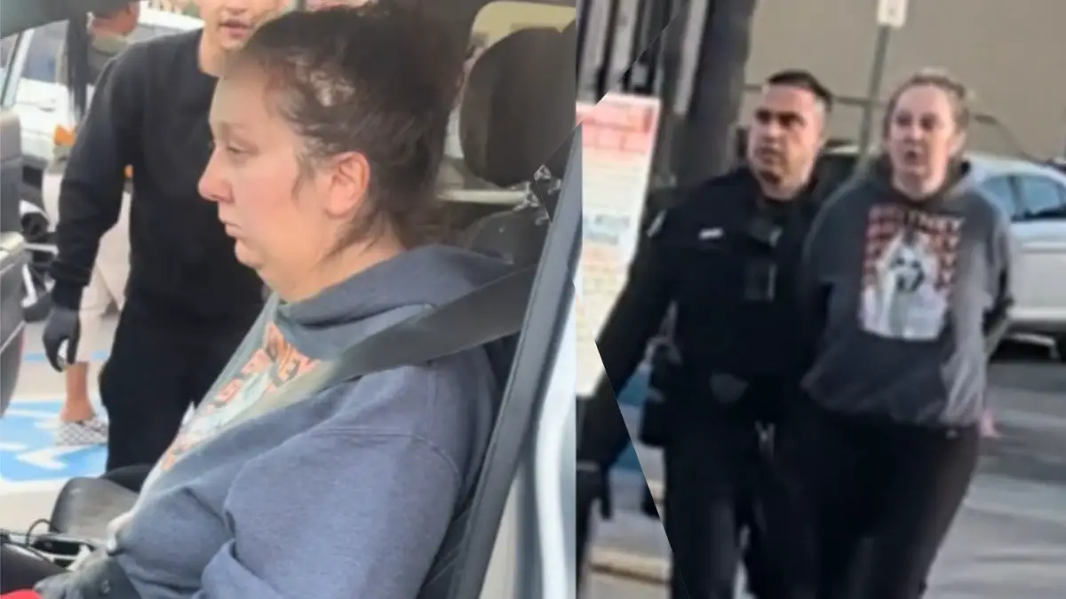 California mother leaves baby after car crash