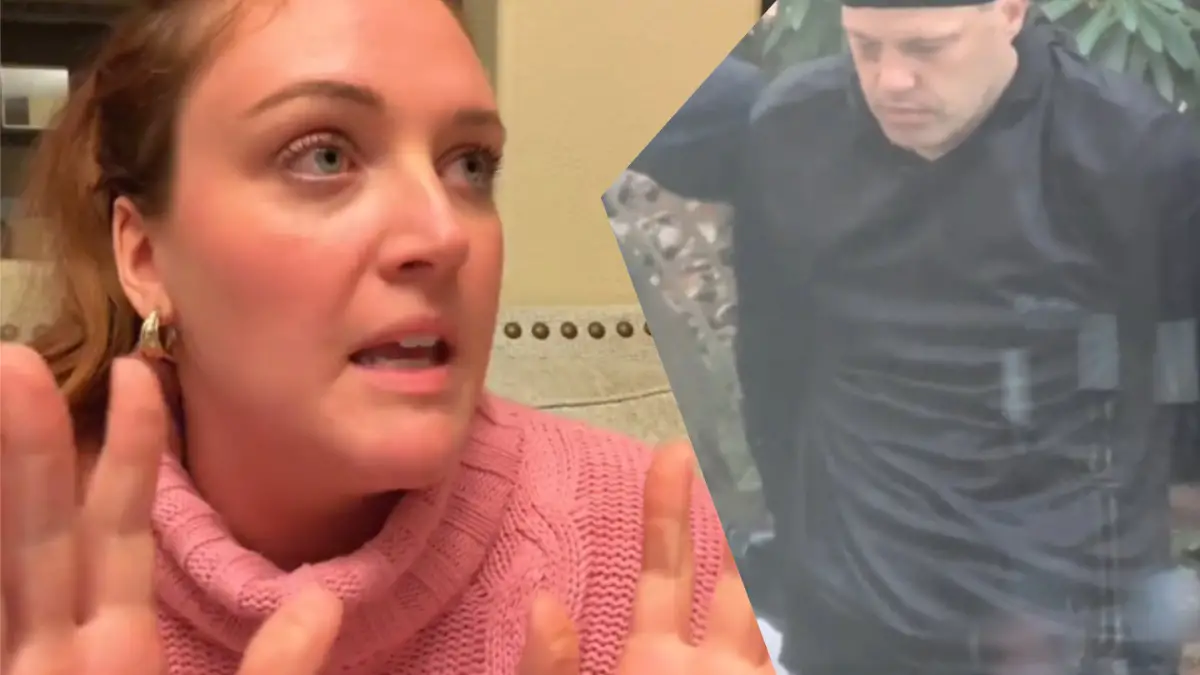 California woman finds man sleeping in her yard