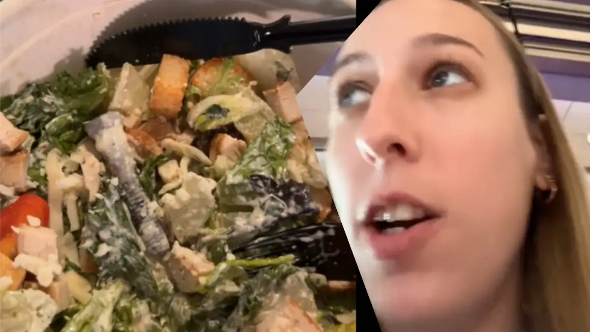 Florida woman finds bolt inside Disney salad