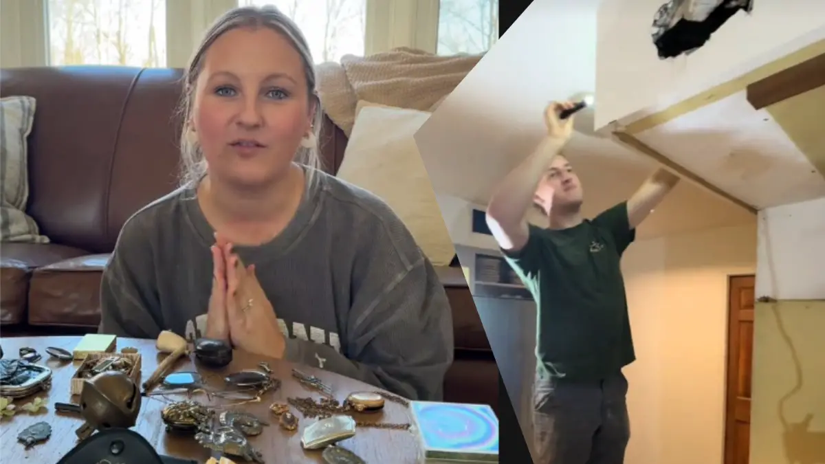 Michigan couple finds treasure in their walls