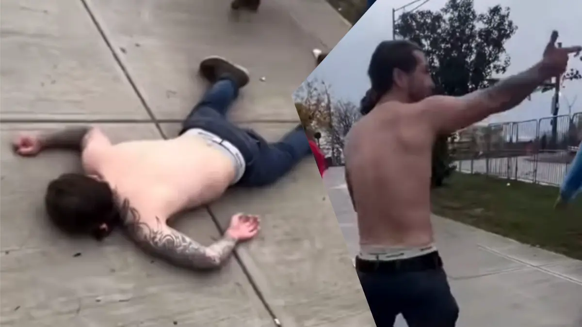 ohio man gets hit after harassing black men