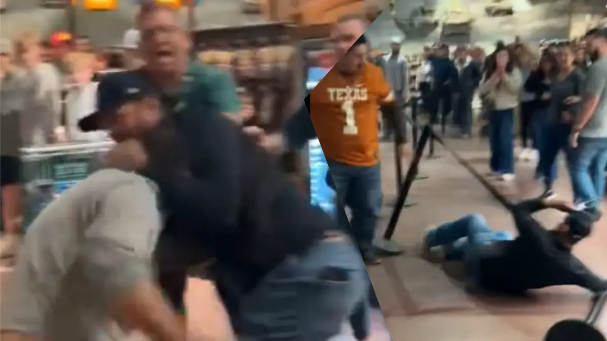 Texas men fight at Bass Pro Shop