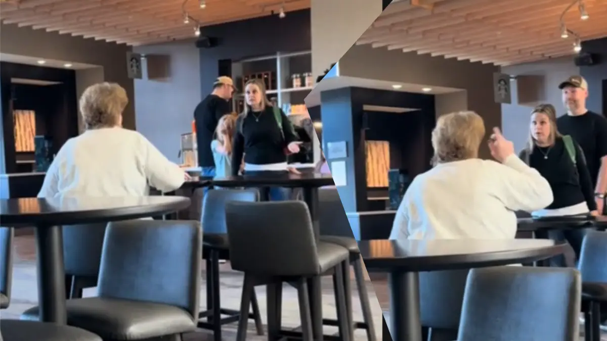 Two Karens argue at Washington hotel