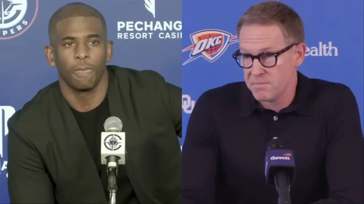 Chris Paul and Sam Presti interviews