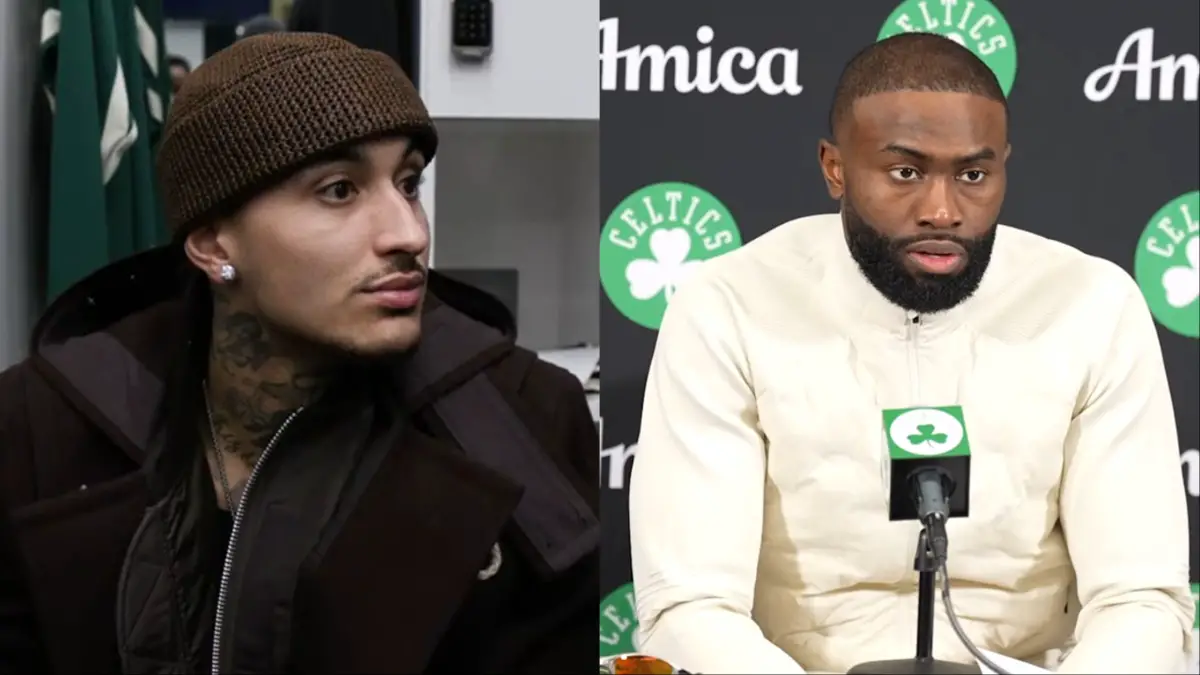 Kyle Kuzma and Jaylen Brown post-game interviews