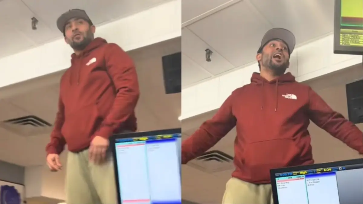 New York man goes nuts at a Wendy's
