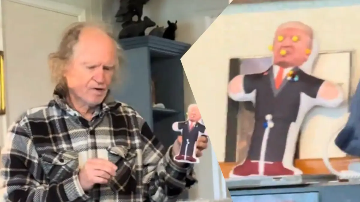 California man uses Donald Trump voodoo doll