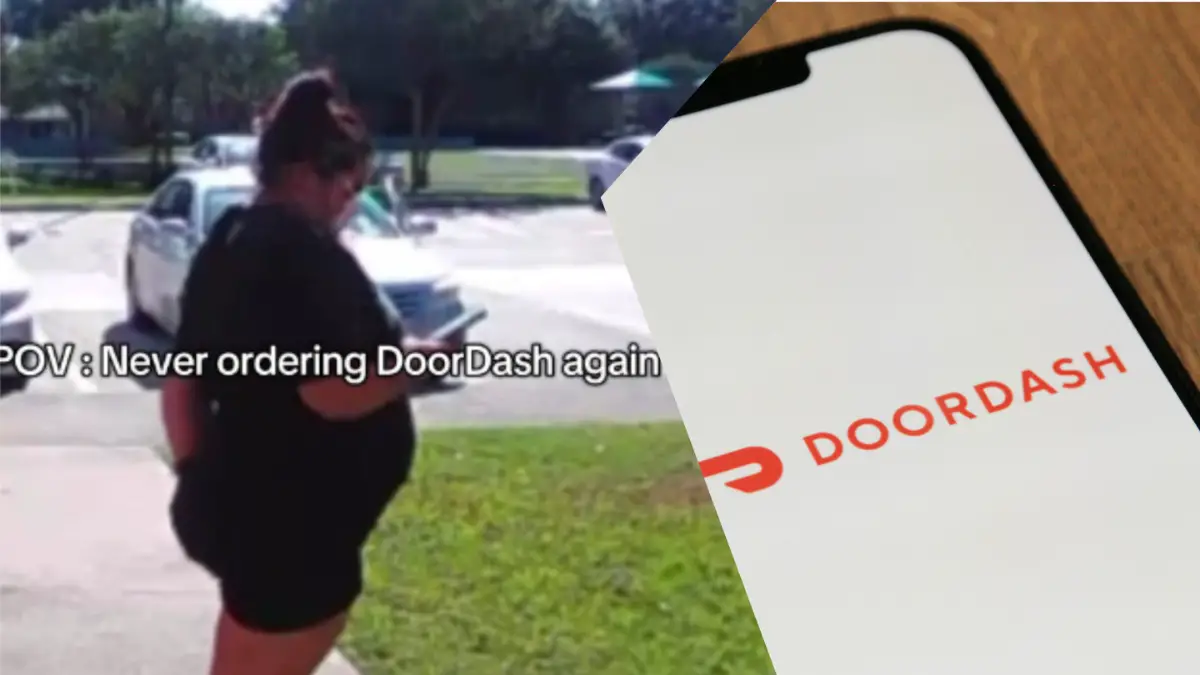 texas doordasher caught in gross moment