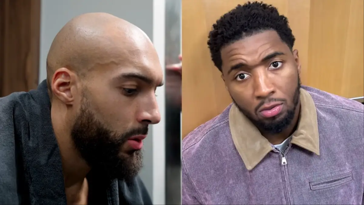 Donovan Mitchell and Rudy Gobert Interviews