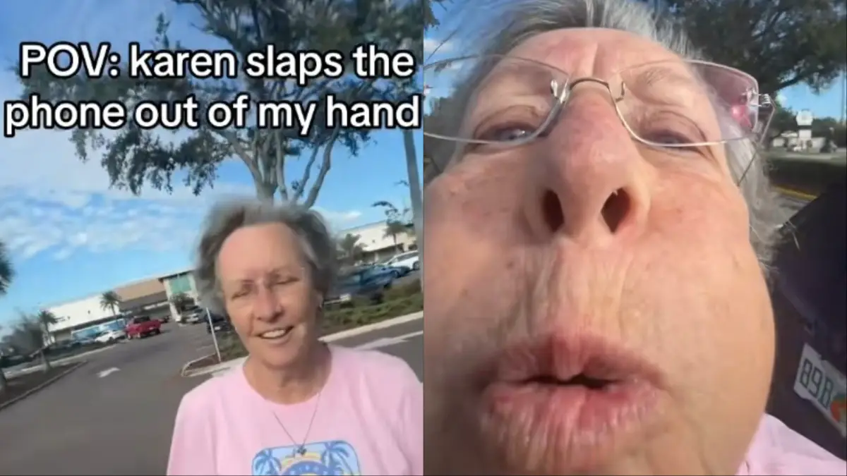 Florida Karen attack